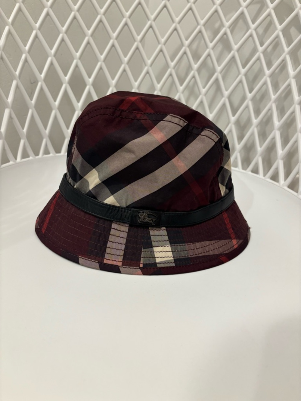 Burberry Plaid Bucket Hat